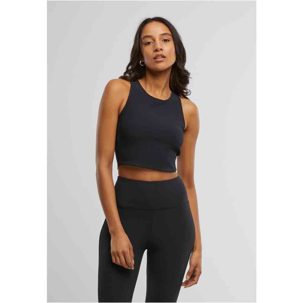 Urban Classics - Rib Work out sport top - Black
